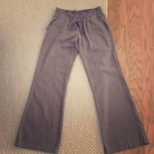 Beige, Flowy, Vacation Style Pant